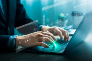 Person on laptop